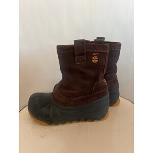 UGG AUSTRALIA Evertt
Suede Duck Boot Boys Shearling Lining Brown Size 2
